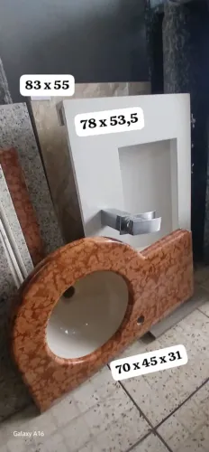 Mármore para Banheiro Peças Clássicas 