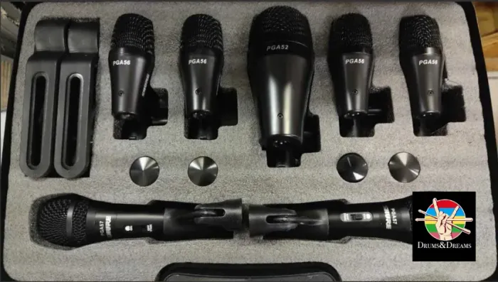 Shure Kit Microfone PGA para Bateria Novíssimos