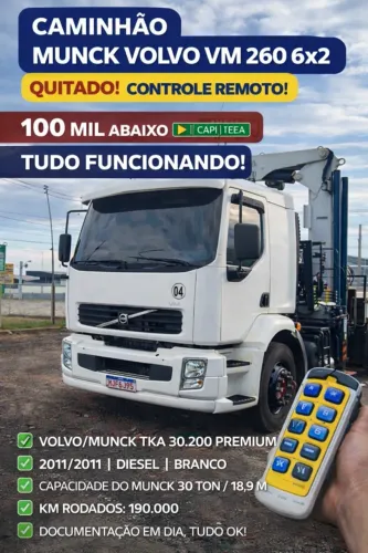Caminhão Munck 100.000,00 abaixo da tabela 