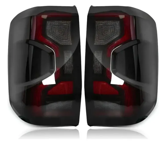 Par Lanterna Traseira Ford Ranger Fume Led 
