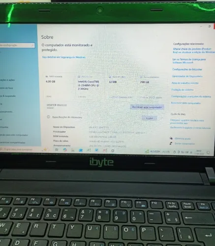 Notebook Active10 i3 2a Gn HD320 Ram 4GB está travando e precisa de manutenção tecnica