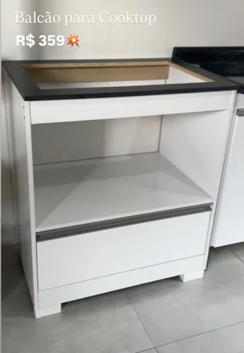 Balcão Novo para Cooktop 