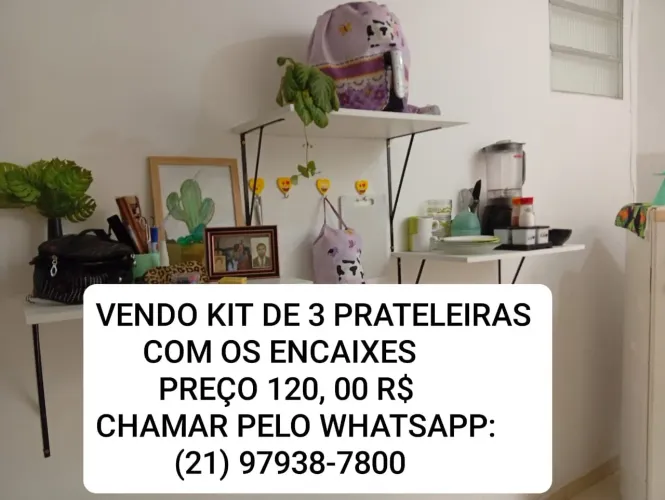 VENDO KIT DE 3 PRATELEIRAS