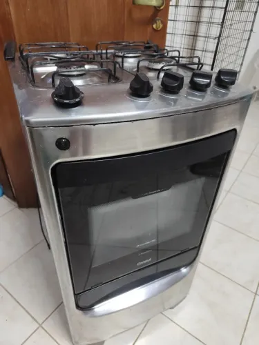 Fogão Consul inox 4 Bocas com defeito nas bocas 