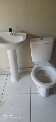 Vaso acoplado branco
