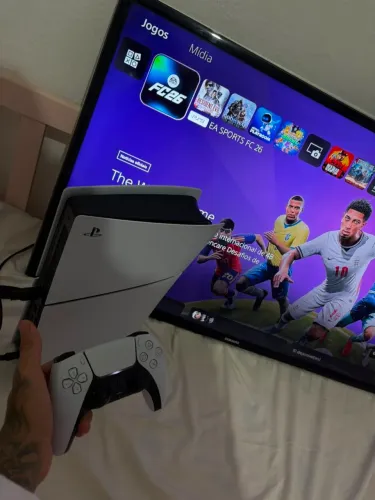 PS5 slim 812gb mídia digital super conservado (com nota fiscal)