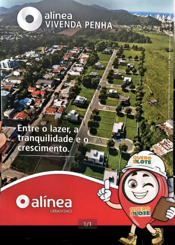 Pré  Lançamento em Penha!Aproveite!Lote plano c/ 300 m².Próximo da praia, a 5 km do Beto 