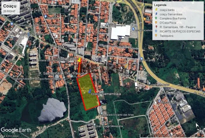 Terreno à venda, 28680 m² por R$ 7.000.000,00 - Paupina - Fortaleza/CE