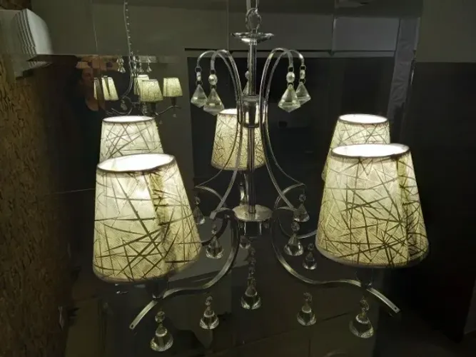 Lustre luminária pendente com cachepot - Diâmetro 55 cm