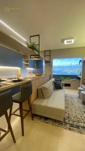 Apartamento Lançamento com 2 Quartos, sendo 1 Suíte à venda, 54 m² por R$ 451.755 - Condom