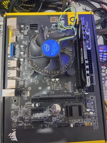i3 10100f + 8gb ddr4 2666 + placa mae de brinde com detalhes