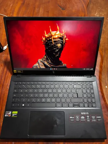 Notebook Gamer | Acer Nitro V15 RTX 4050 | Ryzen 7 | 24GB DDR5 | 165Hz | Estado de Novo