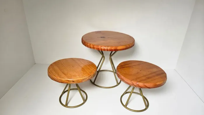 Trio Suporte para bolos e doces