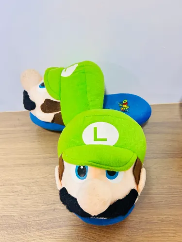 Pantufas Luigi Super Mário Bross