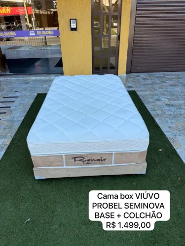 Cama box VIÚVO PROBEL SEMINOVA TOP - ENTREGO