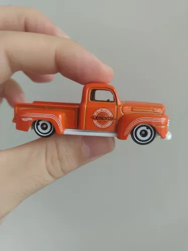 Miniatura Hot Wheels 49 Ford F1 Laranja Loose Novo 1:64 
