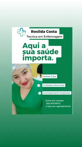 ?Técnica de enfermagem ?Cuidados domiciliar  ?Acompanhante hospitalar  ?Home Care.