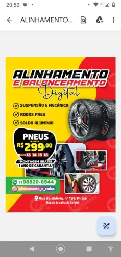 alinhamento, balanceamento, pneus, solda 