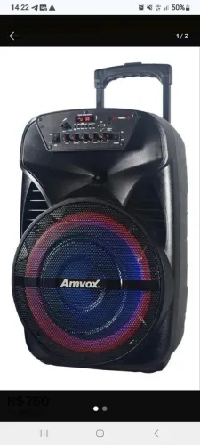 CAIXA AMPLIFICADA AMVOX 280 RMS