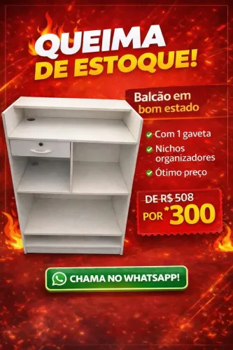 Balcão Recepção Branco