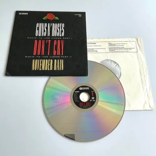 Guns N' Roses Makin' F@*!ing Vídeos Laserdisc Importado E.U.A.