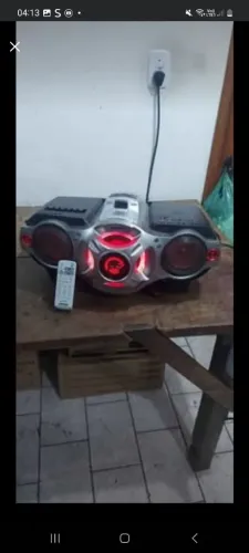 MIcro system Boombox Sony Xplod CFD-RG880CP completo de tudo com controle remoto 100%