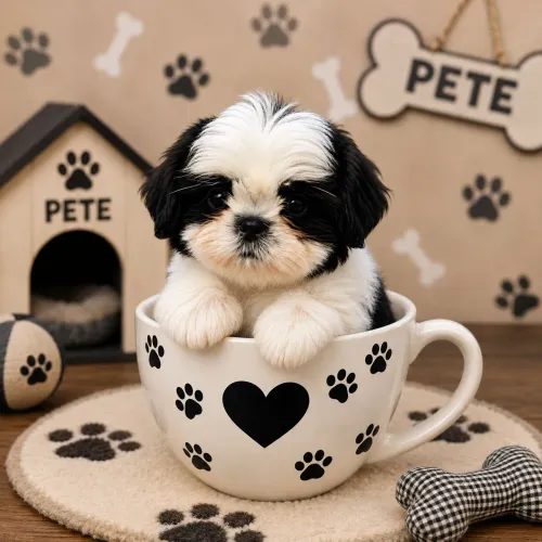Cachorro shih Tzu puro macho e fêmea