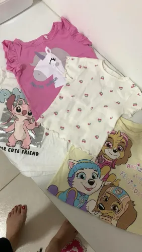 KIT BLUSAS INFANTIL FEMININA