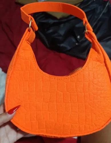 Bolsa Baguete Laranja