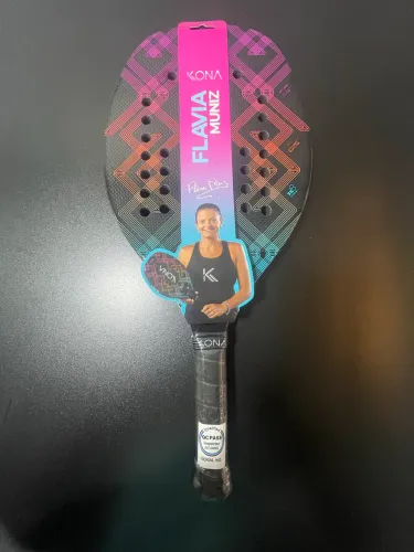 Raquete Beach Tênis Kona Rocket Flávia Muniz nova Fortaleza