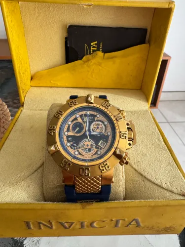 Relógio invicta subaqua azul