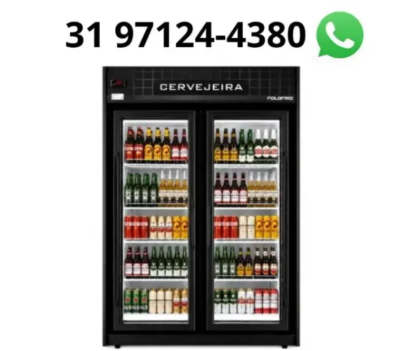 Cervejeira 2 Portas de Vidro com Iluminação Polo Frio