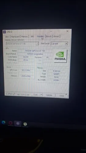 Placa de video gt730 4gb