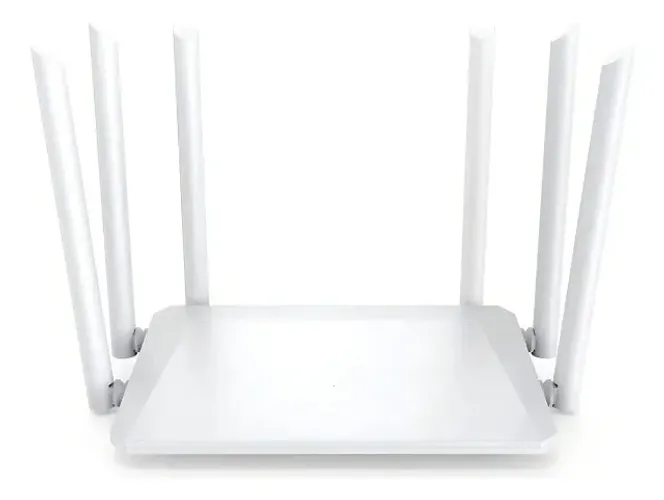 Roteador Mesh Dual Band Knup 6 Antenas Branco RW403G Wi-Fi Estável