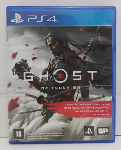 Ghost of Tsushima jogo ps4 game playstation 4 mídia física