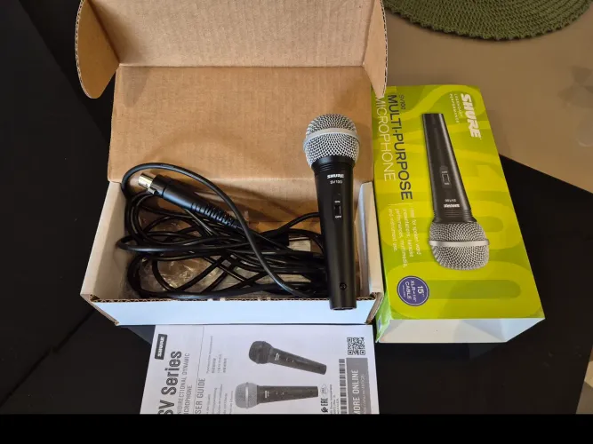 Microfone Shure SV100 (Usado só uma vez)
