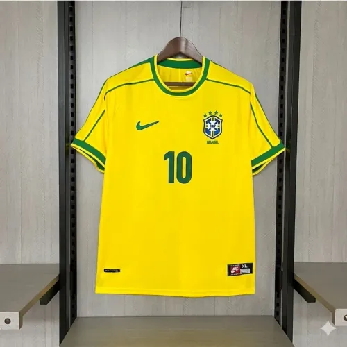 Camisa Retrô Brasil 1998 | Rivaldo 10