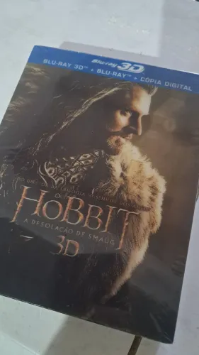 Blu ray duplo O Hobbit Desolação de Smaug (LACRADO)