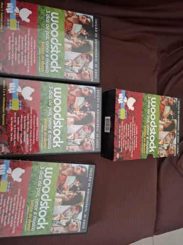 Woodstock 3 dias de paz, amor e música - Box 5 DVDs