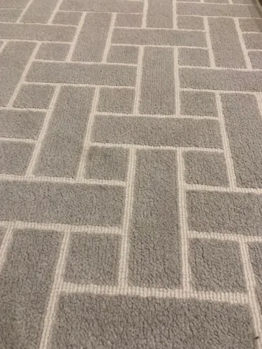 Tapete Cinza Geométrico - 2,00m x 2,50m