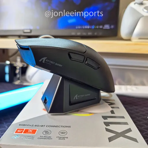 (Novo) Mouse Attack Shark X11 com Dock de Carregamento
