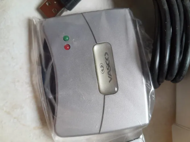Entrada para Cartões no computador