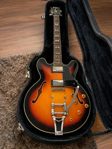Guitarra Semiacústica Hofma HG 289 SB (Com Upgrade Vibrato tipo Bigsby)