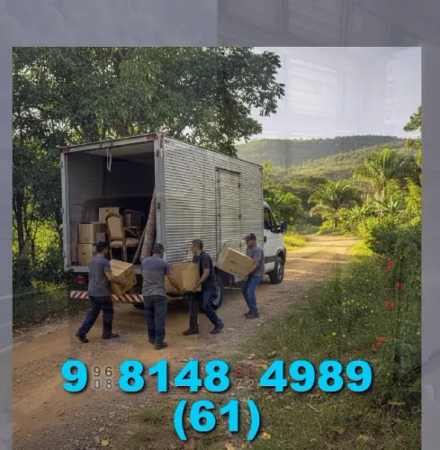 Mudança? Facilita! Preço bom? Contato: 61?9?8148?4989 - W1G2!