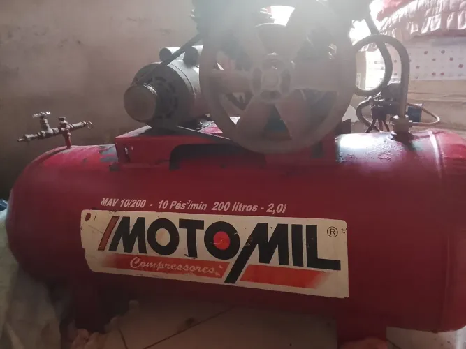 Compressor Profissional Motomil 200 Litros - 10 Pés - Revisado