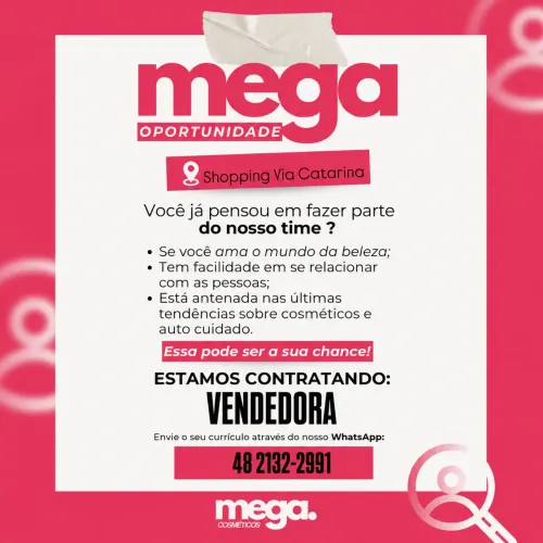 Contrata-se Vendedora