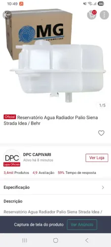 Reservatório de agua 