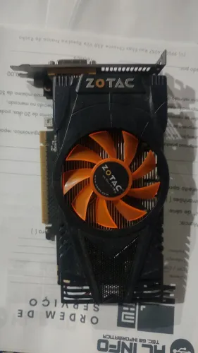Placa de vídeo GTX 550 1gb zotac