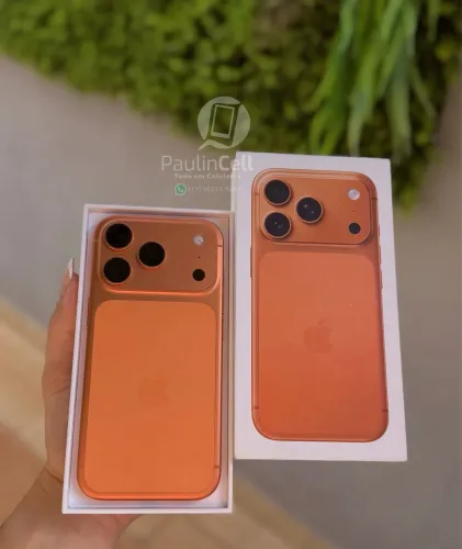 IPhone 17 Pro 256GB laranja completo