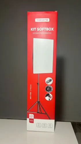 Kit softbox, luz de led
